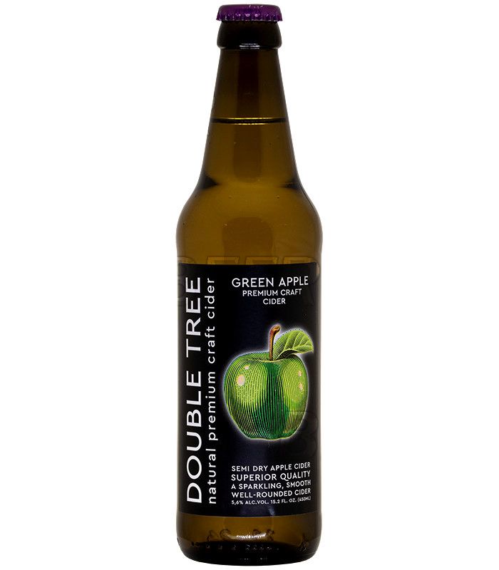 Дабл три Зеленое Яблоко/Double Tree Green apple 0,45л.*12