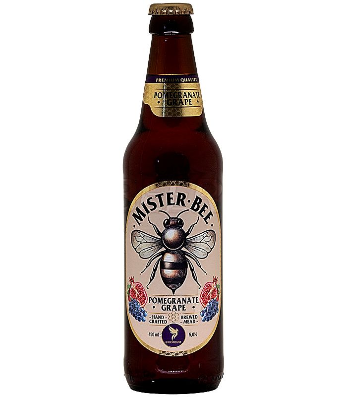 Мистер Би Пчеловуха Гранат-Виноград/Misre Bee Pomegranate-Grape 0,45л.*12