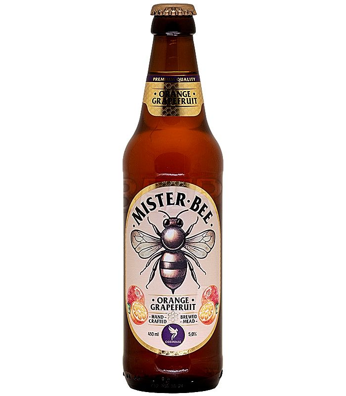 Мистер Би Пчеловуха Апельсин-Грейпфрут/Misrer Bee Orange-Grapefruit 0,45л.*12