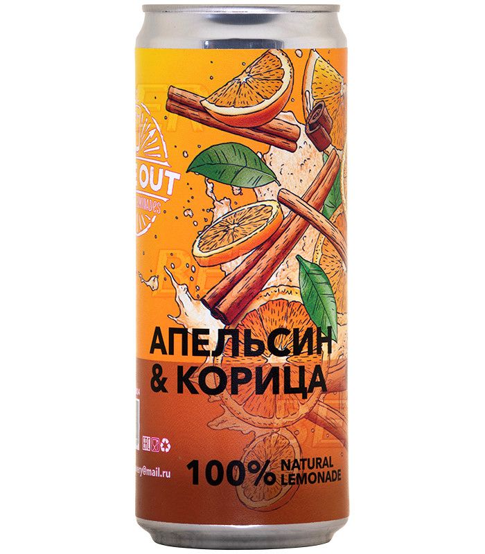Атмосфера Апельсин&Корица 0,33л.*20