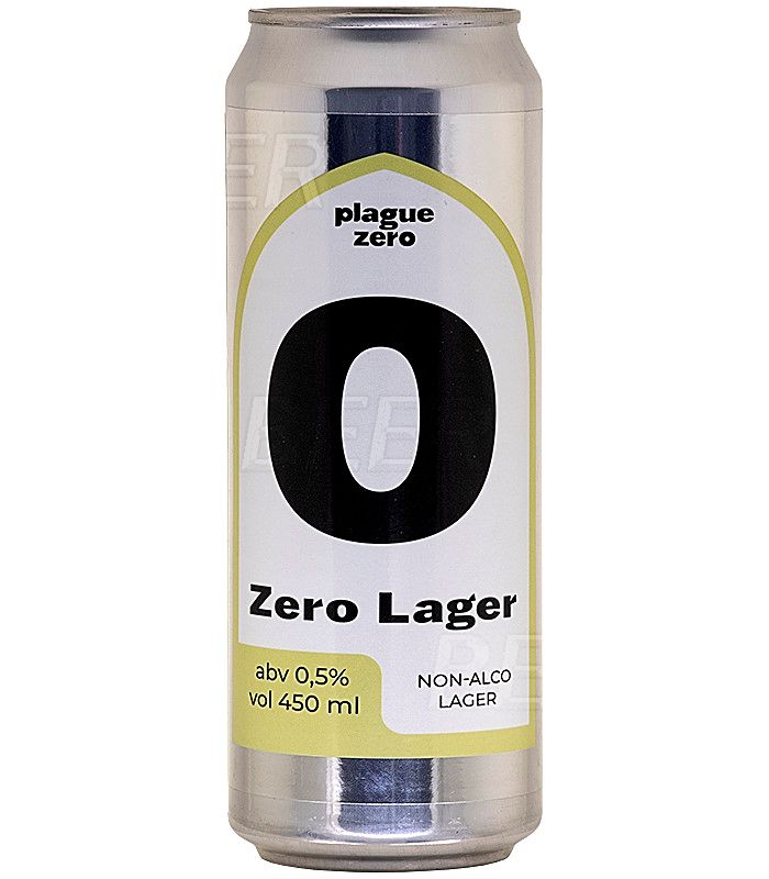 Plague Brew Лагер Б/А/Zero Lager 0,45л.*20