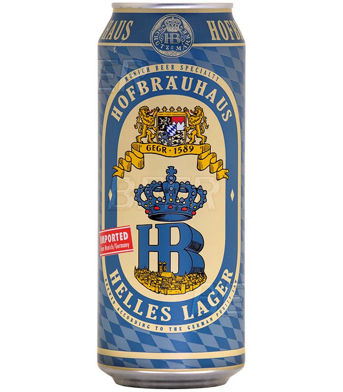 Хофбройхаус Хеллес Лагер/Hofbraugaus Helles Lager 0,5л.*24