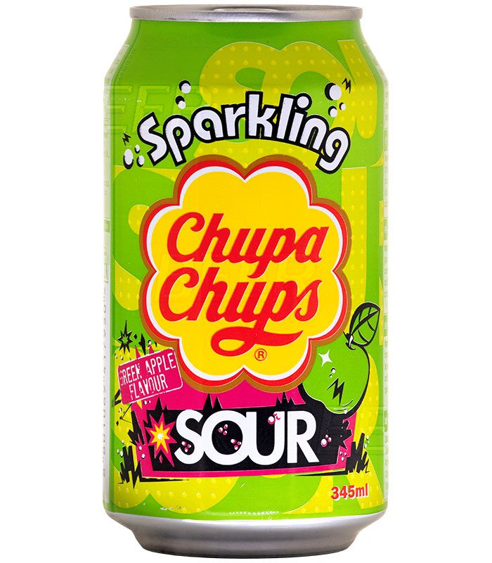 Чупа Чупс Кислое Зеленое Яблоко/Chupa Chups Green Apple 0,345л.*24