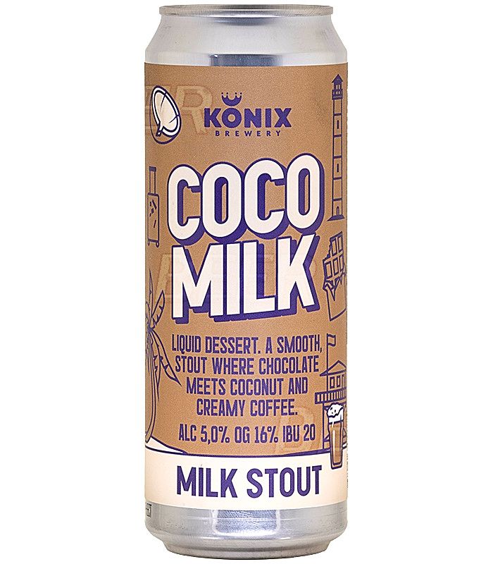 Коникс Кокосовое Молоко/Konix Coco Milk  0,45л.*12