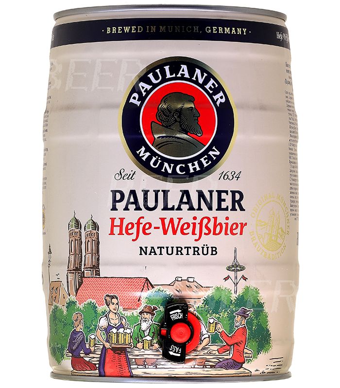 Пауланер Хефе-Вайссбир/Paulaner  Hefe-Weissbier 5л.
