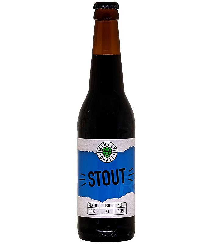 Крейзи Брю Стаут/Crazy Brew Stout 0,45л.*12