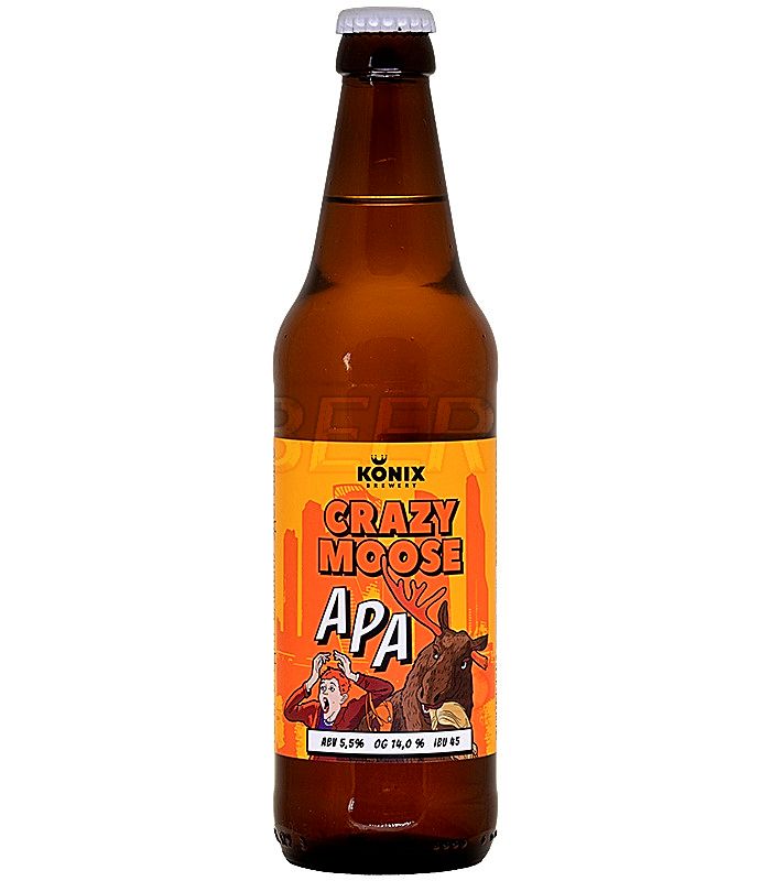 Коникс АПА Сумасшедший Лось/Konix АPA Crazy Moose  0,5л.*12