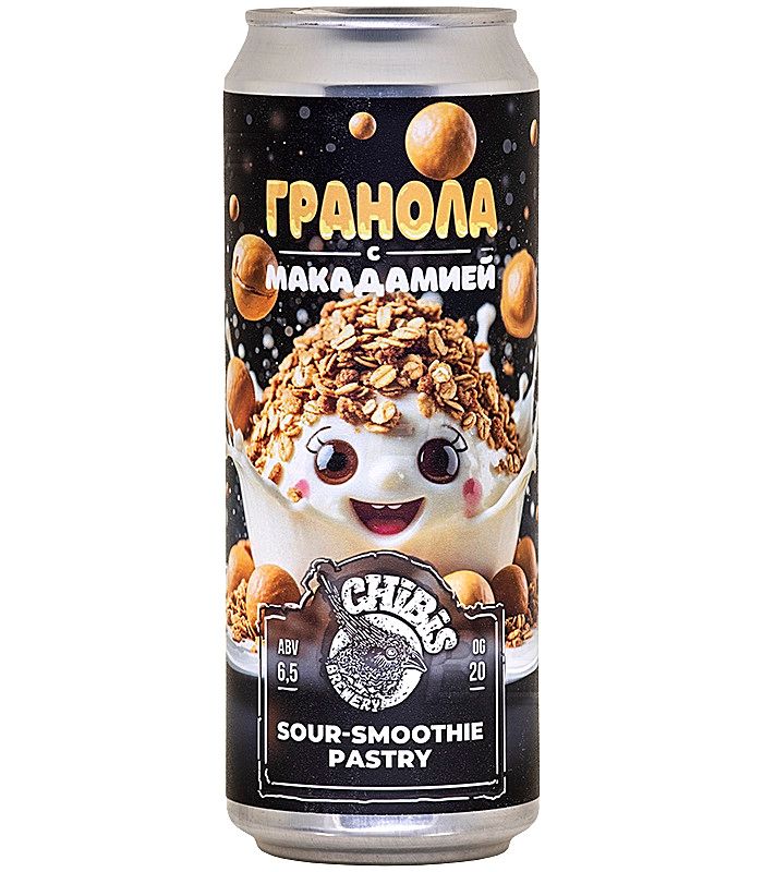 Чибис Гранола с макадамией 0,45л.*6