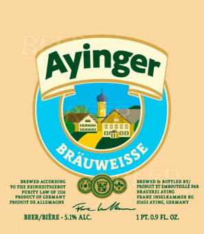 Айингер Бройвайссе/Ayinger Brauweisse 30л. ПЭТ