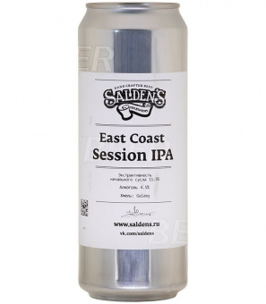 Салденс Ист Кост Американ ИПА/Saldens East Coast Session IPA 0,45л.*20