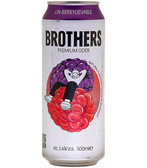 Бразерс Ун-Берриливэйбл/Brothers Un Berry Lievable 0,5л.*24