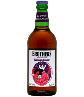 Бразерс Малина-Ежевика/Brothers Raspberry-Blackberry 0,5л.*12
