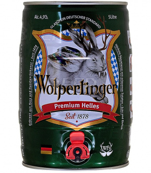 Вольпертингер Премиум Хеллес/Wolpertinger Premium Helles 5л.