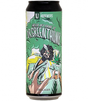 4Пивовара Фестивальное/4Brewers DR. Greenthumb 0,45л.*12
