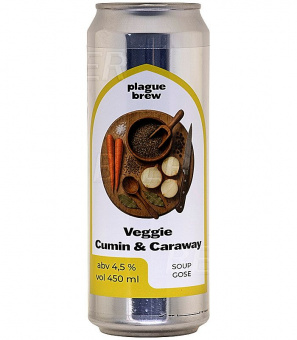 Plague Brew Овощной Тмин и Кумин/Veggie Cumin&Caraway 0,45л.*20