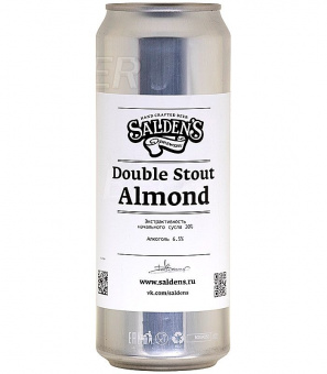 Салденс Стаут Миндаль/Saldens Double Stout Almond 0,45л.*20
