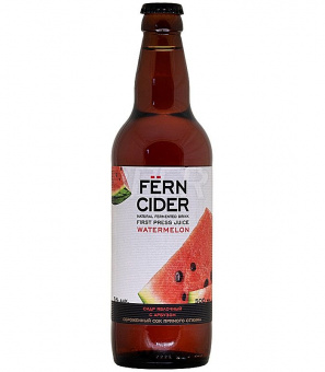 Ферн сидр Арбуз/Fern cider Watermelon 0,5л.*6