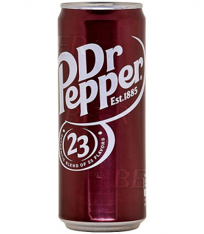 Доктор Пеппер Регулар /Dr Pepper Regular Б/А 0,33л.*24