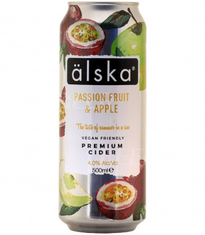 Эльска Яблоко Маракуйя/Alska Apple & Passion fruit 0,44л.*24
