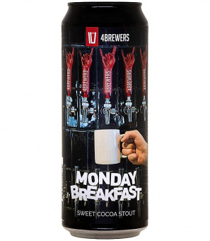 4Пивовара Завтрак в понедельник/4Brewers Monday Breakfast 0,45л.*12