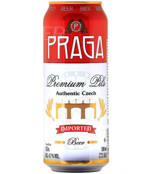 Прага Премиум Пилс/Praga Premium Pils 0,5л.*24