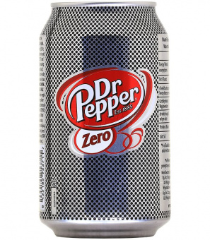Доктор Пеппер ЗЕРО/Dr. Pepper ZERO Б/А 0,33л*24
