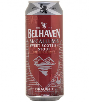 Белхевен МакКаллумс Стаут/Belhaven McCallums Stout 0,44л.*24