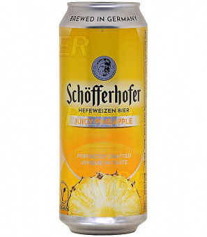 Шофферхофер Джуси Панэйпл/Schofferhofer  Juice Pineapple 0,5л.*24