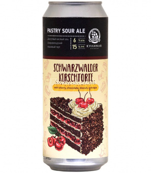Кулинар Шварцвальдский вишневый торт/Schwarzwalder Kirschtorte 0,5л.*20