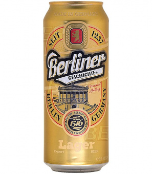 Берлинер Гешихте Лагер Экспорт/Berliner Gheschichte Lager Export 0,5л.*24