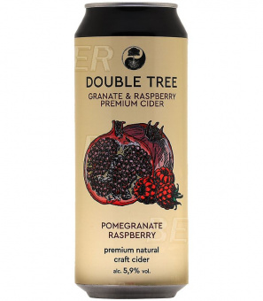 Дабл Три Гранат Малина/Double Tree Pomegranate Raspberry 0,5л.*12