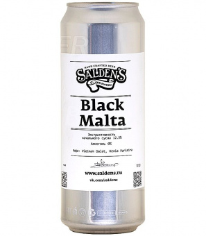 Салденс Black Malta Б/А  0,45л.*12