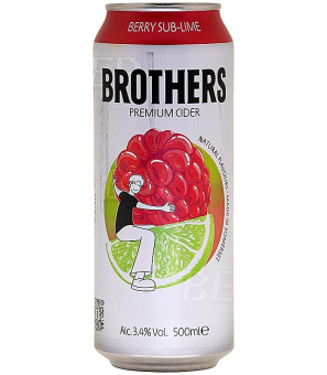 Бразерс Берри Саб Лайм/Brothers Sub-Lime 0,5л.*24