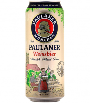 Пауланер Хефе-Вайссбир/Paulaner Hefe-Weissbier 0,5л.*24
