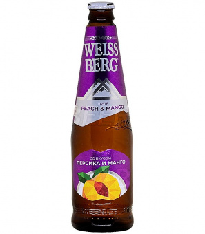 Бочкари Вайс Берг Персик, манго/Weiss-Berg peach, mango 0,44л.*12