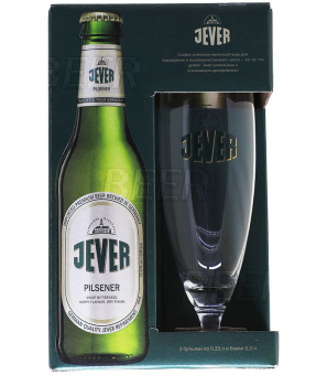 Евер Пилснер/Jever Pilsner (3бут.*0,33+бокал)