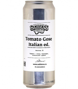 Салденс Томатный Гозе Италия/Salden's Tomato Gose Italian ed. 0,45л.*20