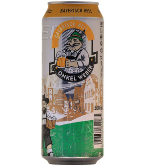 Онкель Вебер Байриш Хелл/Onkel Weber Bayerisch Hell 0,5л.*24