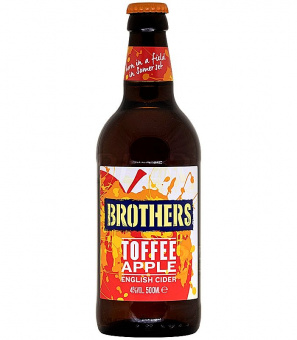 Бразерс Тоффи Флавор cайдер/Brothers Toffee apple cider 0,5л.*12