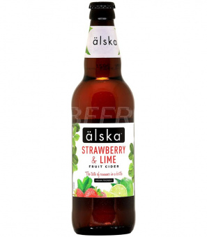 Эльска Клубника и Лайм/Alska Strawberry & Lime 0,5л.*12