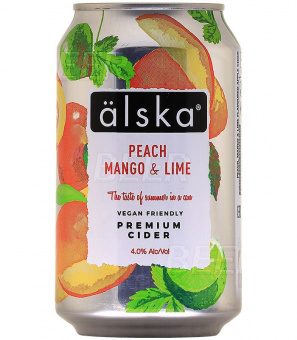 Эльска Персик Манго Лайм/Alska Peach Mango Lime 0,33л.*24