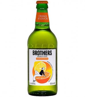 Бразерс Апельсин-Лимон/Brothers Orange-Lemon 0,5л.*12