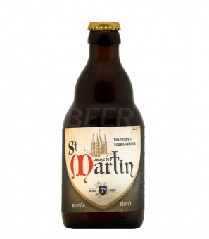 Брюнхаут Абей де Сен Мартин Блонд/Brunehaut Abbaye de St Martin Blond 0,33л.*24