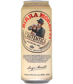 Бирра Моретти Оригинальное/Birra Moretti L'Autentica 0,5л.*24