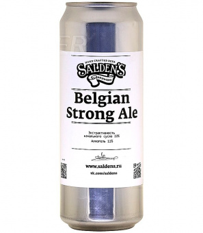 Салденс Бельгиан Стронг Эль/Saldens Belgian Strong Ale 0,45л.*12