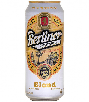 Берлинер Гешихте Болнд/Berliner Gheschichte Blond 0,5л.*24