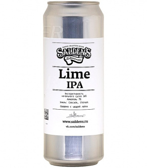 Салденс Лайм ИПА/Saldens Lime IPA 0,45л.*20