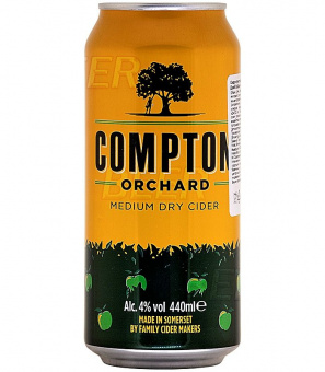 Комптон Орхард Медиум драй/Compton Orchard medium dry 0,44л.*24