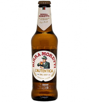 Бирра Моретти Оригинальное/Birra Moretti L'Autentica 0,33л.*24
