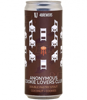 4Пивовара Аннимные любители печенья/4Brewers Anonymous Cookie Lovers 0,33л.*12